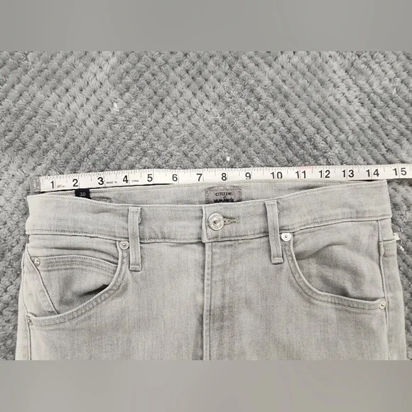 Citizens of Humanity Uber High Rise Jeans in Light Gray Size 30, LIKE NEW - Picture 11 of 14